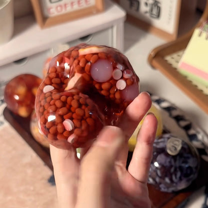 Rice Ball Collection Stress Ball Squishy Stress Relief Decompression Toy - Zip-tie Closure