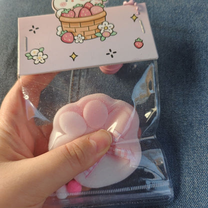 Handmade Silicone Cat's Paw Stress Relief Taba Squishy Toy