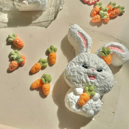 Rabbit Bunny Snowball Taba Squishy Toy