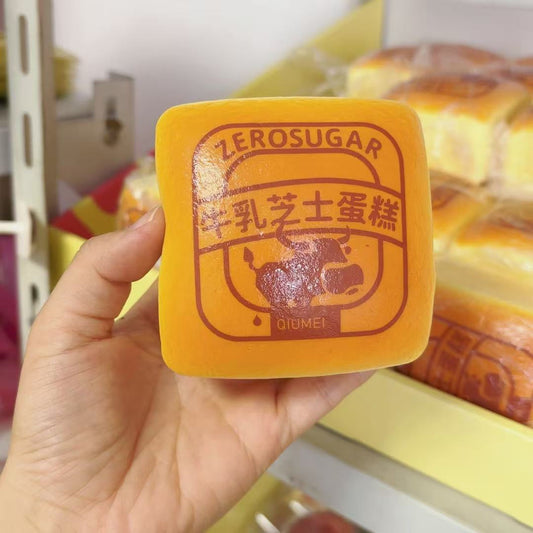 Slow Rising Squishy Cheese Cake Stress Relief Decompression Toy