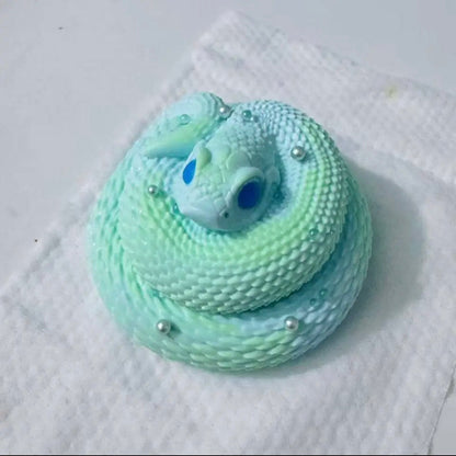 Handmade Circling Snake Taba Squishy Toy