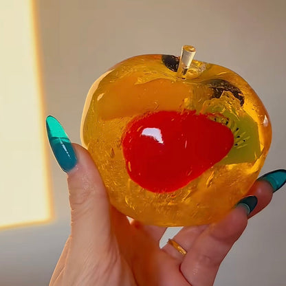 Vaseline Base Apple Shape Fruits Handmade Stress Balls
