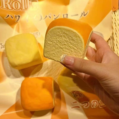 Slow Rising Squishy Hawaiian Bread Stress Relief Decompression Toy