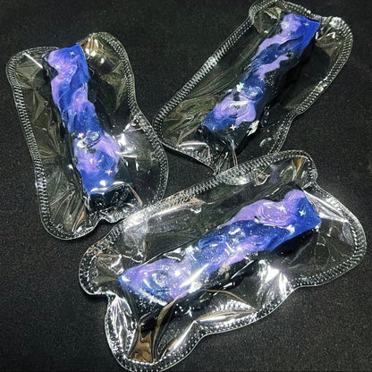 Transparent Handmade Cosmic Strips / Mini Cube Taba Squishy Toy Stress Ball