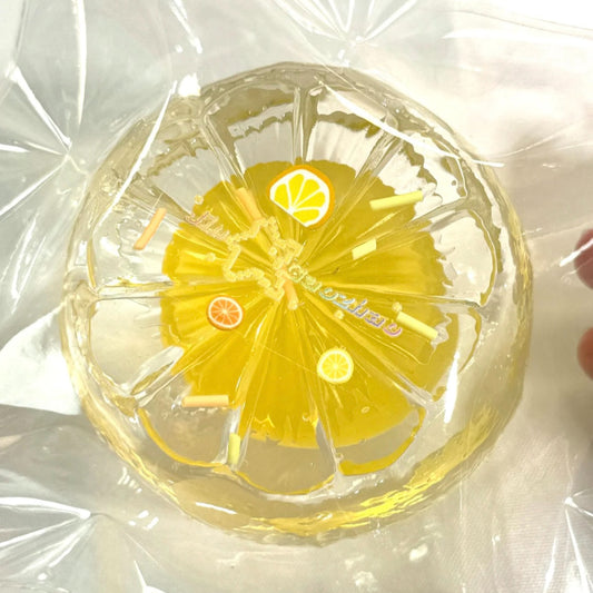 Transparent Handmade Grapefruit Taba Squishy Toy (Liquid Squishy)