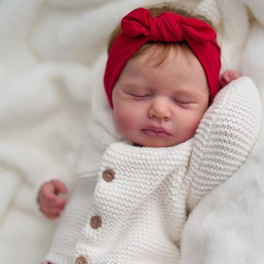 50cm Reborn Doll 3D High-Grade Colored Painting Silicone Reborn Baby Therapeutic Doll