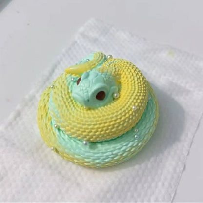 Handmade Circling Snake Taba Squishy Toy