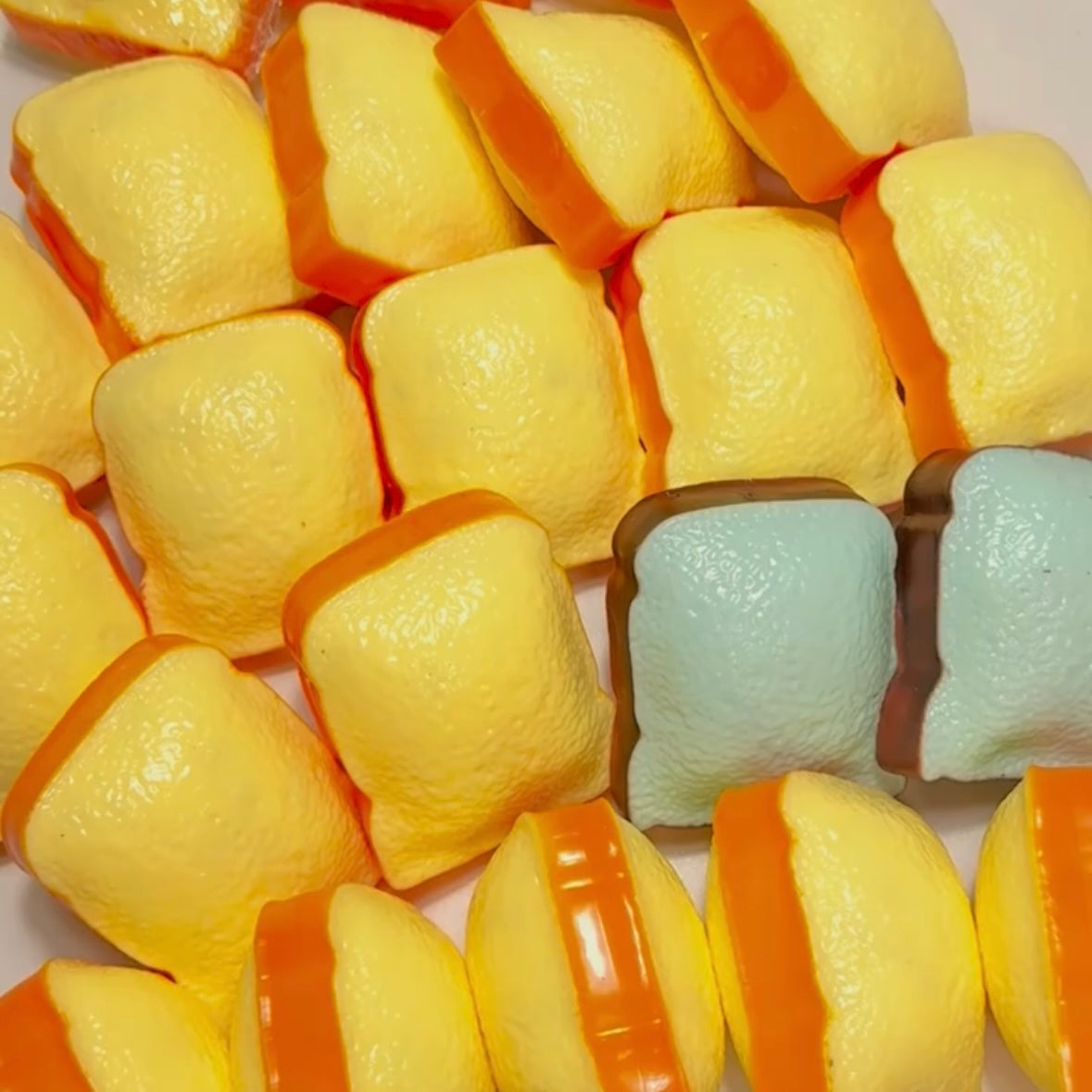 Crunchy Toast  Bead & Clay Base Stress Ball Squishy Stress Relief Decompression Toy