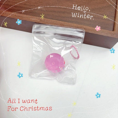 5 Colors Mini Handmade Transparent Stress Balls Taba Squishy Toy