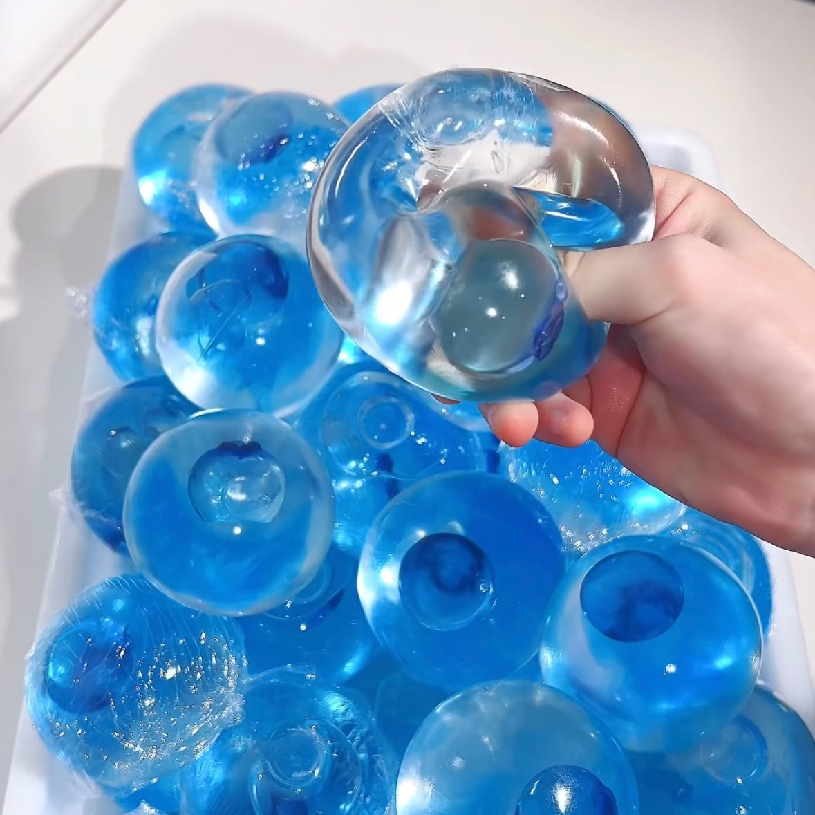 A Blueberry Jelly Base Stress Ball