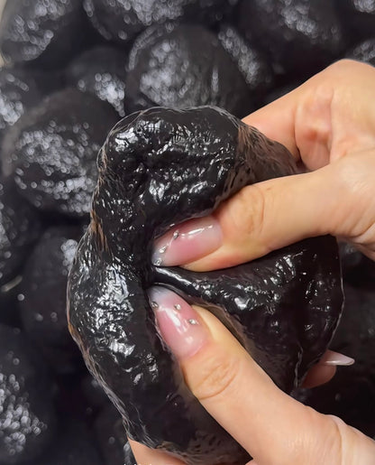 Crunchy Bad Kids Coal Stress Ball Squishy Bead & Clay Base Stress Relief Decompression Toy