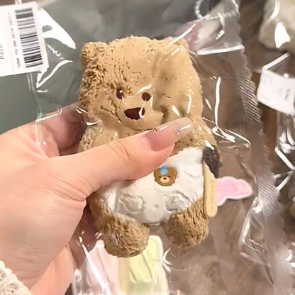 Handmade Brown Bear Taba Squishy Toy