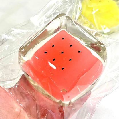 Transparent Watermelon Ice Cube Taba Squishy Toy