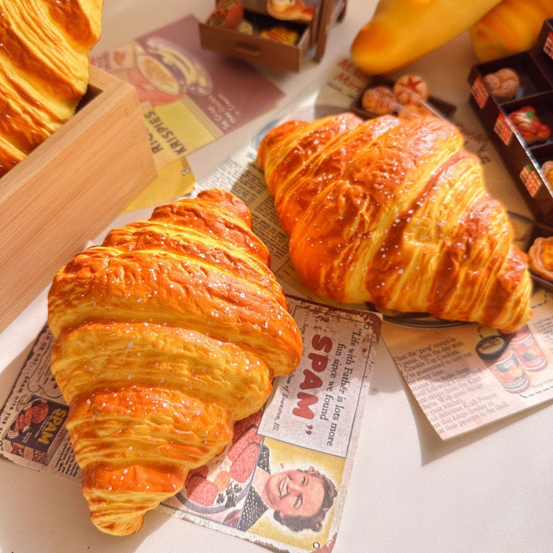 Slow Rising Squishy Croissant Stress Relief Decompression Toy
