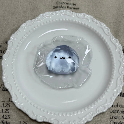 Handmade Transparent Mini Octopus Jellyfish Taba Squishy Toy