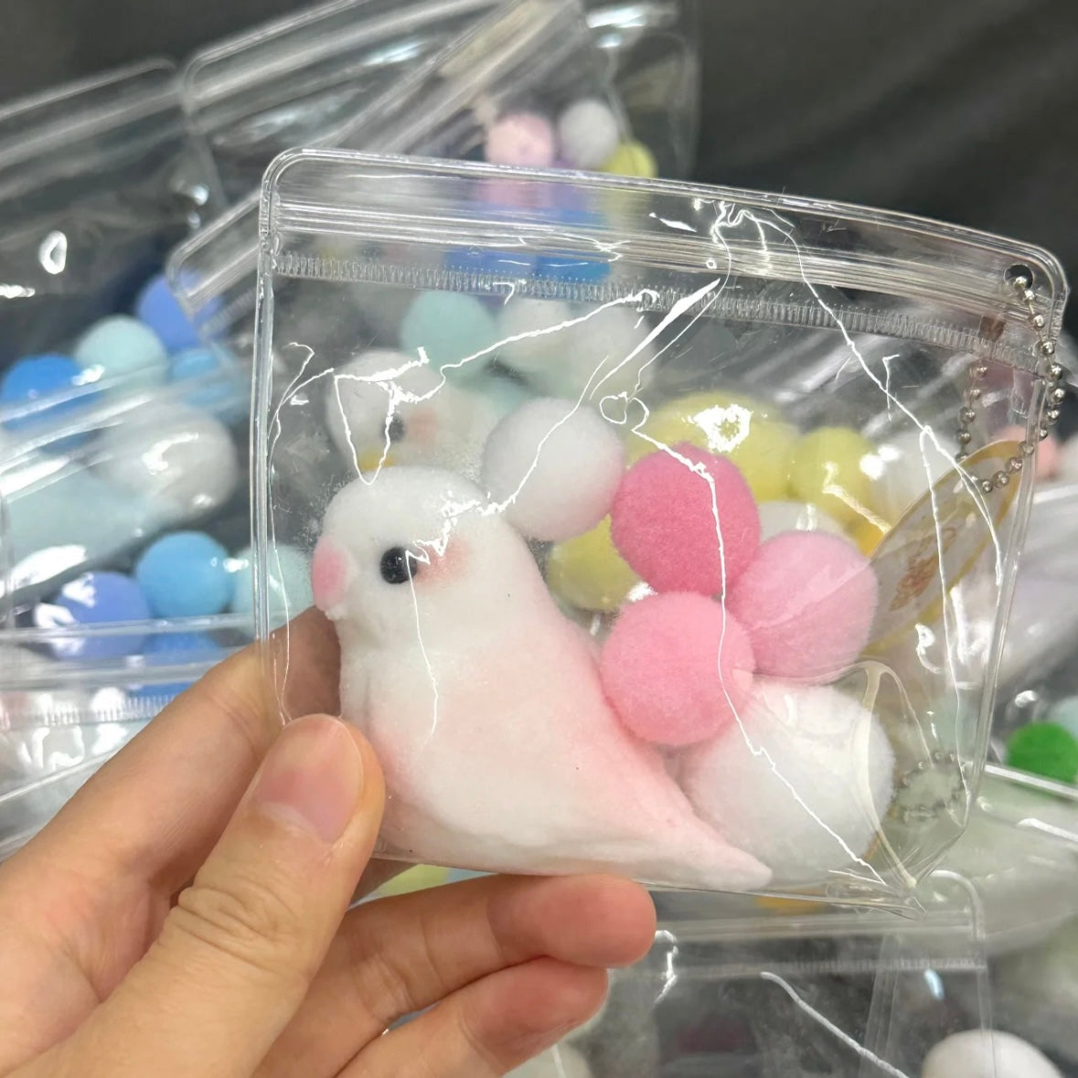 6 Colors Handmade Parrots Taba Squishy Toy