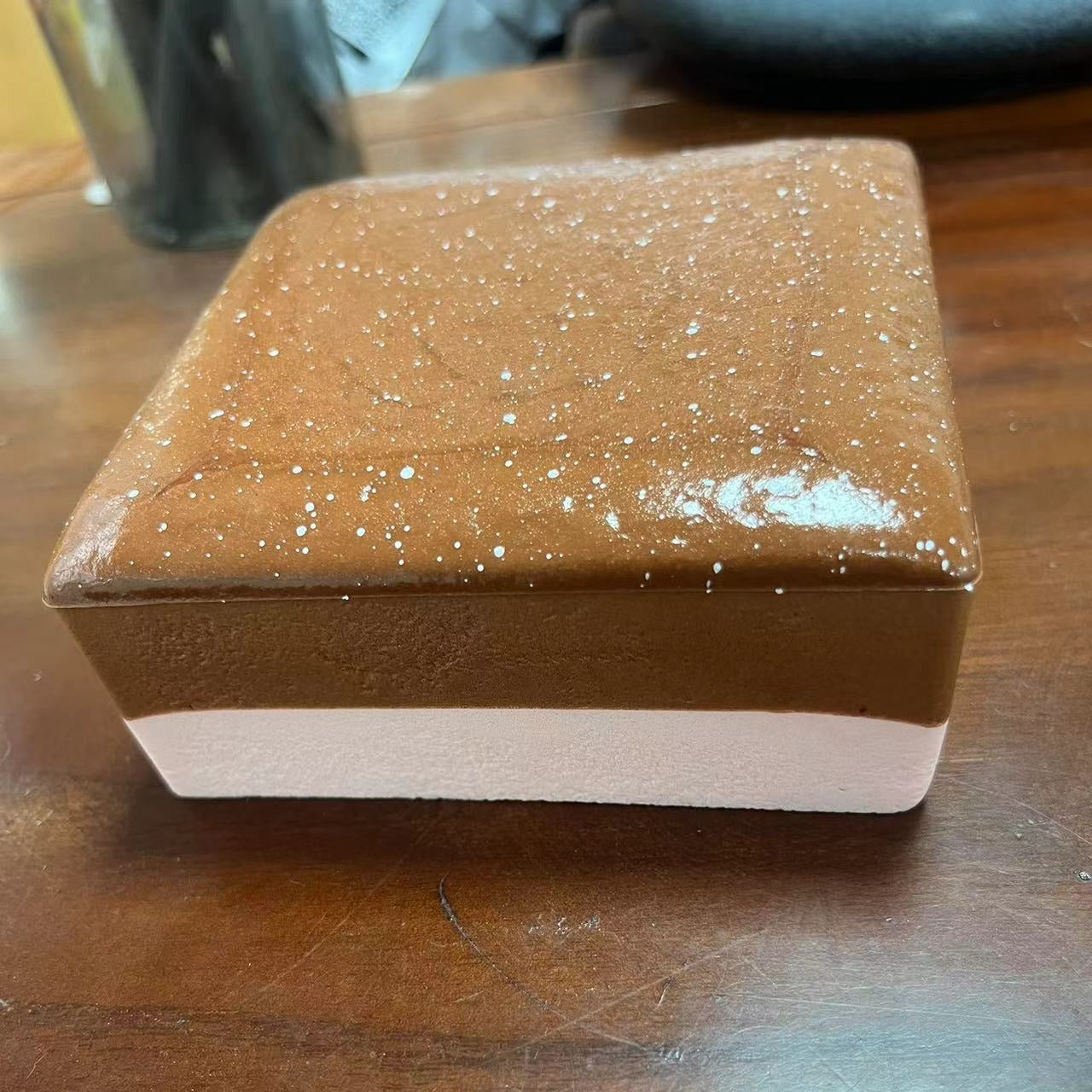 Slow Rising Squishy 10cm Square Bread Stress Relief Decompression Toy