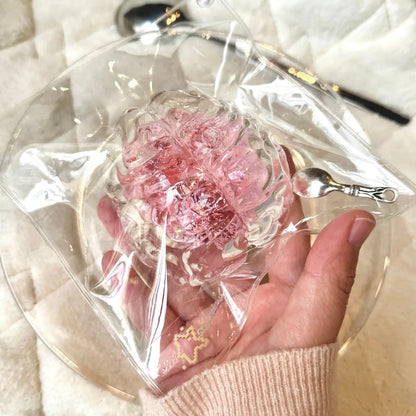 Handmade Transparent Strawberry Brain Taba Squishy Toy (Liquid Squishy)