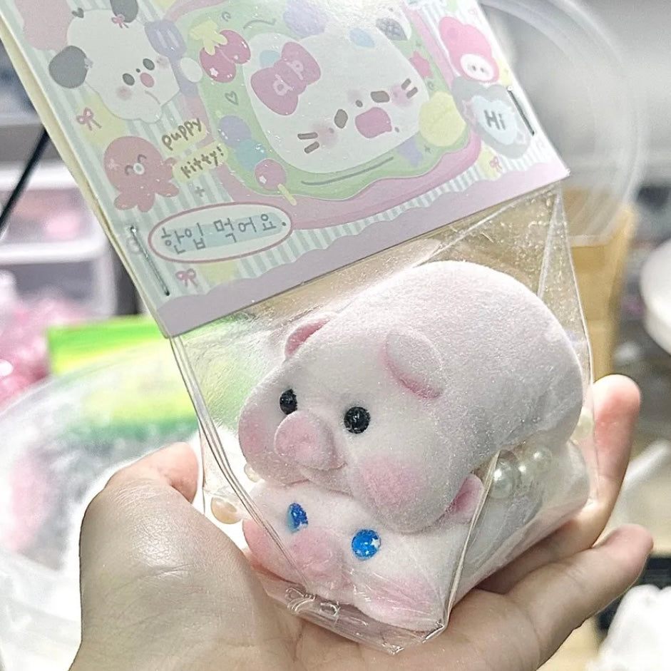 Handmade Cute Pig Stress Relief Taba Squishy Toy