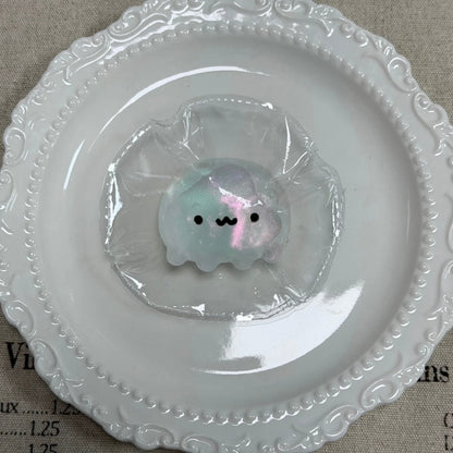 Handmade Transparent Mini Octopus Jellyfish Taba Squishy Toy