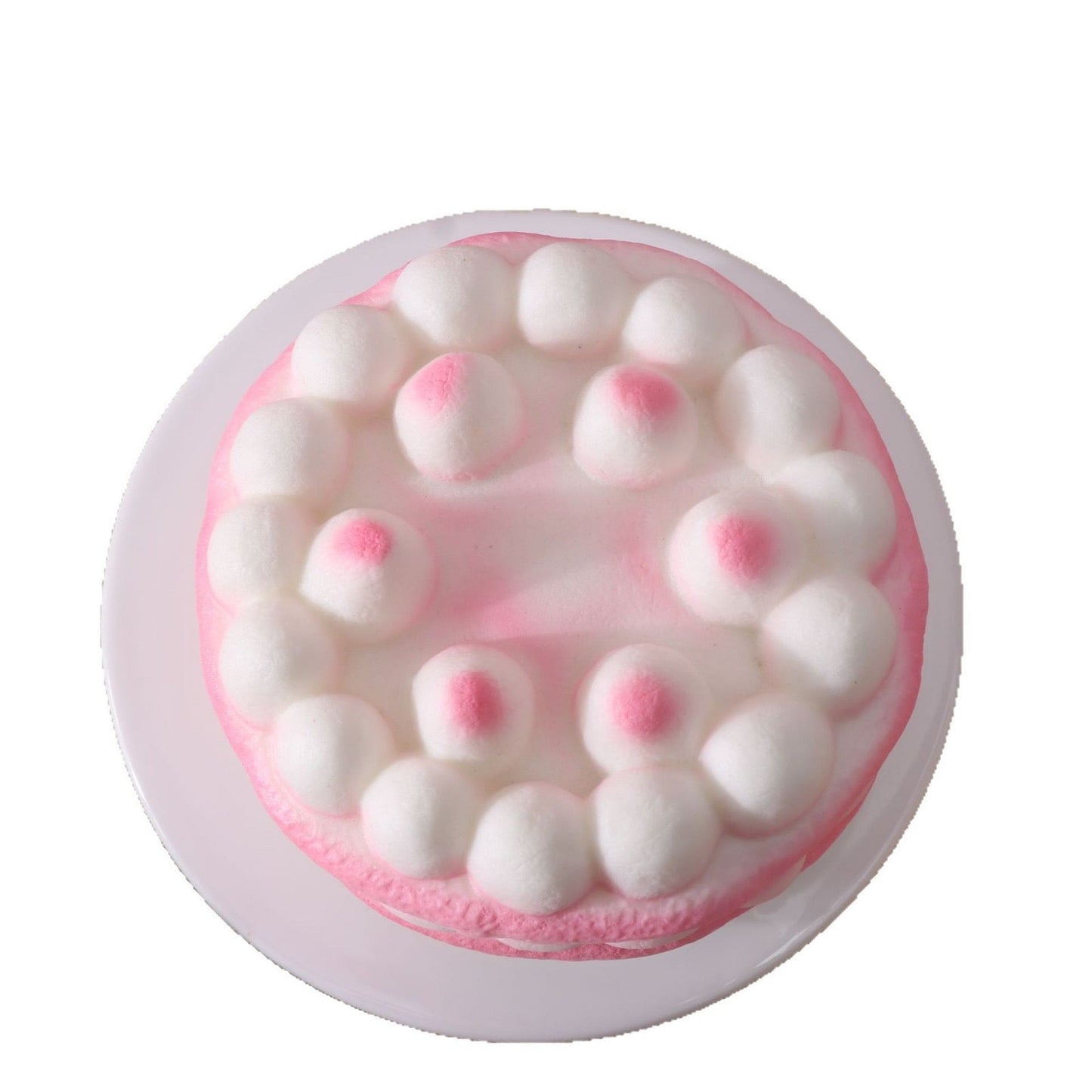 Slow Rising Squishy Pink Cake Stress Relief Decompression Toy