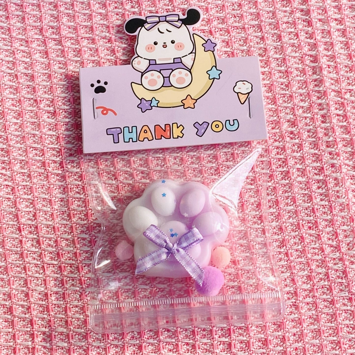 Handmade Silicone Cat's Paw Stress Relief Taba Squishy Toy