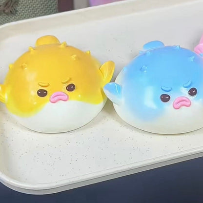 Handmade Silicone Puffer Fish Stress Relief Squishy Toy