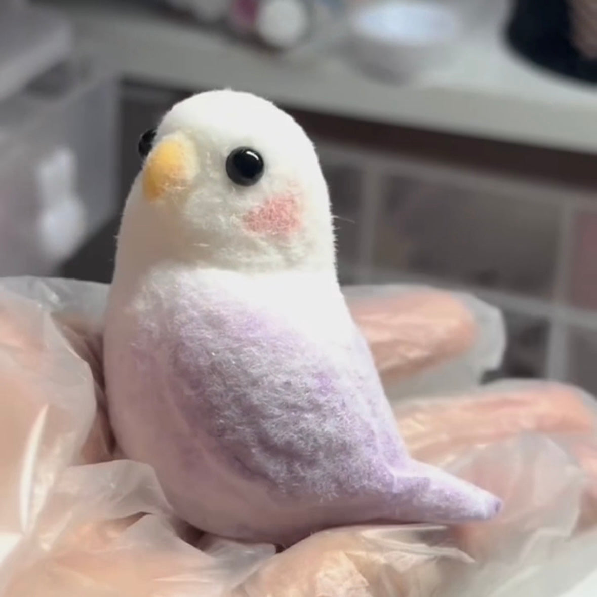 6 Colors Handmade Parrots Taba Squishy Toy