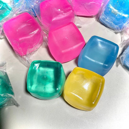 Ice Cube Stress Ball Jelly Ball Squishy Stress Relief Decompression Toy