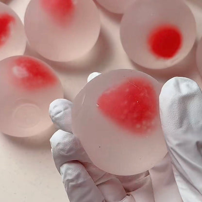 Strawberry Mochi Stress Ball Jelly Ball Squishy Stress Relief Decompression Toy