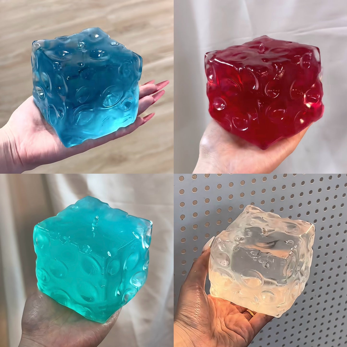 Large Cheese Vaseline Stress Ball Squishy Stress Relief Decompression Toy (400g)