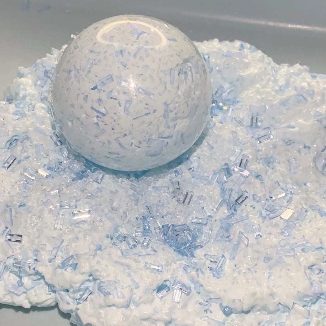 White Handmade Stress Ball
