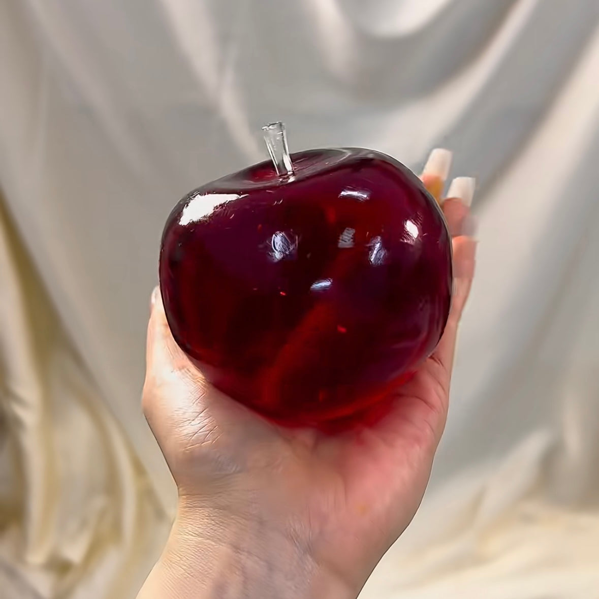 Apple Shape Vaseline Base Handmade Stress Balls