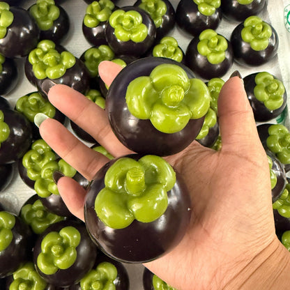 Crunchy Mangosteen Bead & Clay Base Stress Ball Squishy Stress Relief Decompression Toy