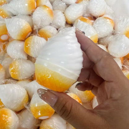 Crunchy Mini Ice Cream Cone Bead & Clay Base Stress Ball Squishy Stress Relief Decompression Toy