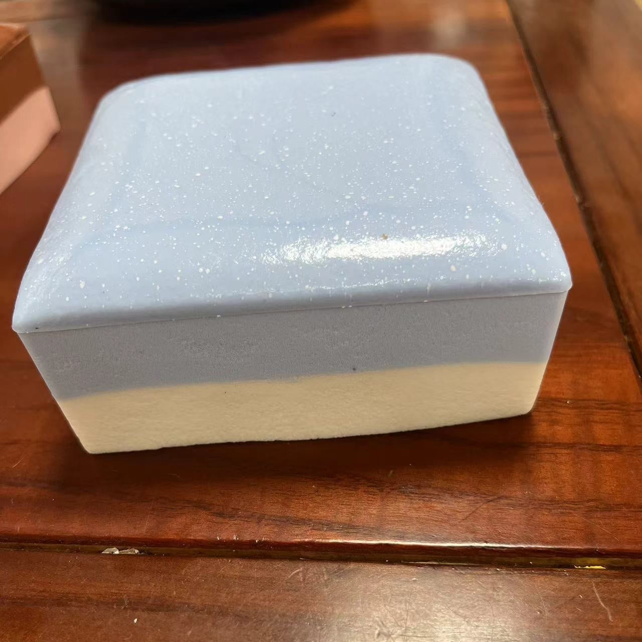 Slow Rising Squishy 10cm Square Bread Stress Relief Decompression Toy