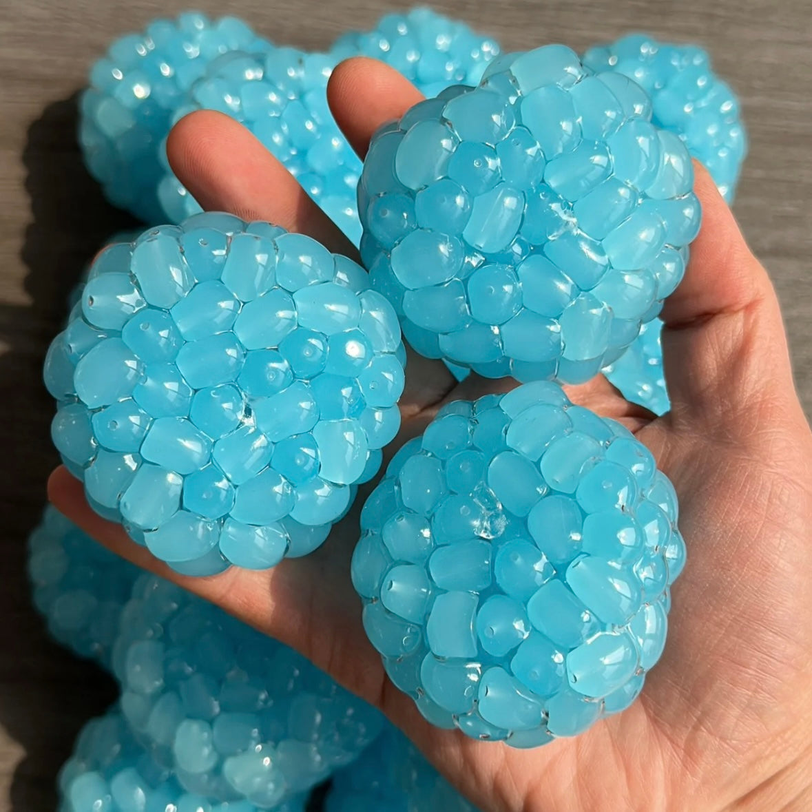 Pink or Green or White Handmade Stress Balls