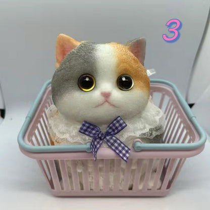 1000g Handmade Silicone Cats Stress Relief Taba Squishy Toy