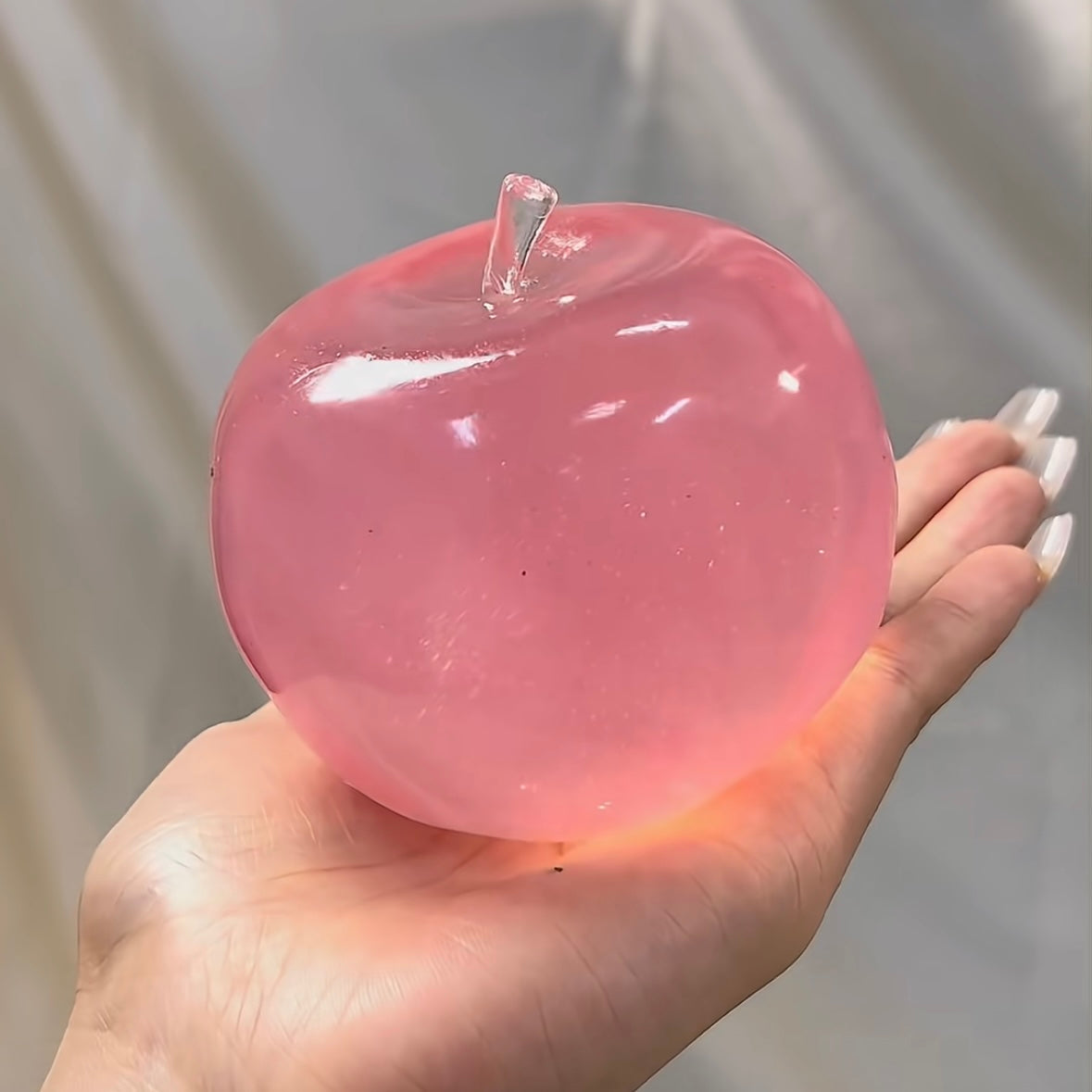 Apple Shape Vaseline Base Handmade Stress Balls