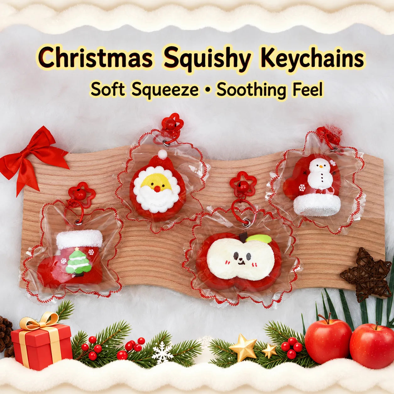 Christmas Slow-Rise Silicone Squishy Toys