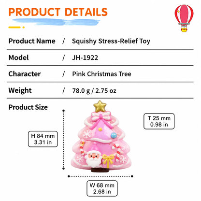 Food-Grade Silicone Christmas Squishy Toy – Slow-Rebound Stress Relief Toy