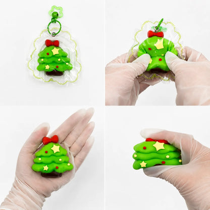 Food-Grade Silicone Christmas Squishy Toy – Slow-Rebound Stress Relief Toy