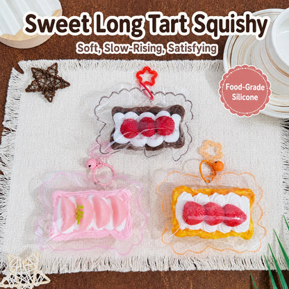 Food-Grade Silicone Dessert Squishy Toy – Slow-Rebound Realistic Food Stress Relief Toy
