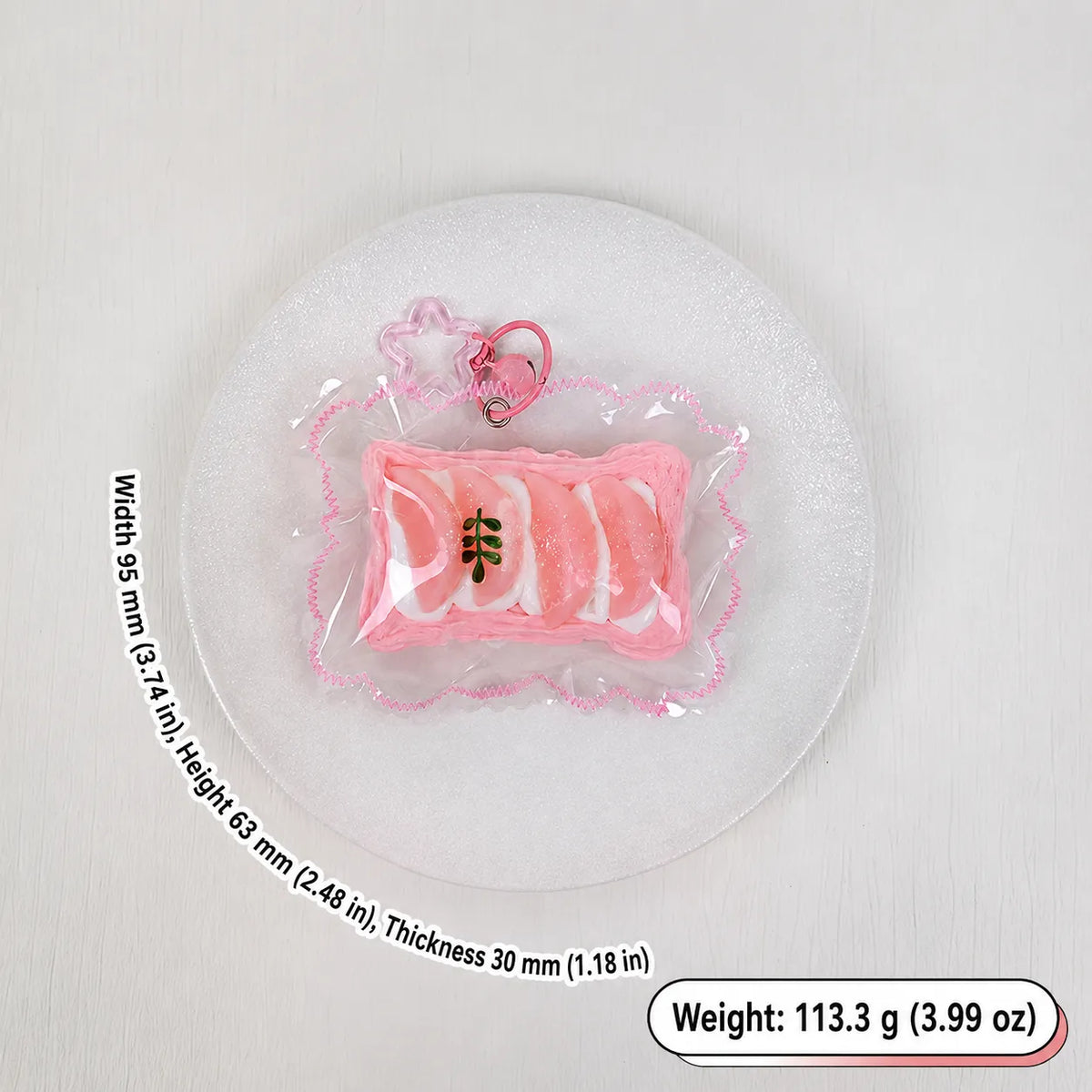 Food-Grade Silicone Dessert Squishy Toy – Slow-Rebound Realistic Food Stress Relief Toy