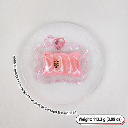 Food-Grade Silicone Dessert Squishy Toy – Slow-Rebound Realistic Food Stress Relief Toy