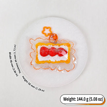 Food-Grade Silicone Dessert Squishy Toy – Slow-Rebound Realistic Food Stress Relief Toy