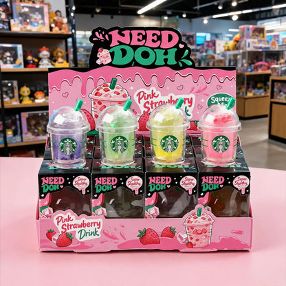 Halloween Milk Tea Cup Squishy Toys – Non-Toxic Stress Relief Blind Box Gift Set