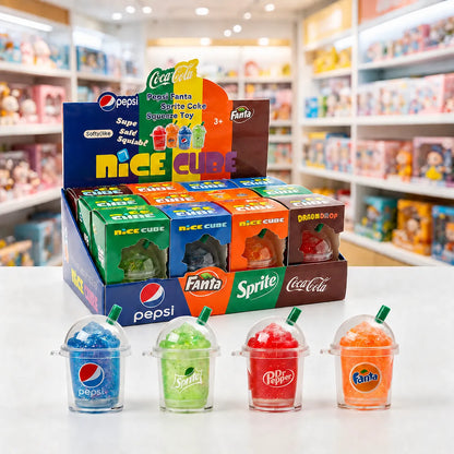 Halloween Milk Tea Cup Squishy Toys – Non-Toxic Stress Relief Blind Box Gift Set