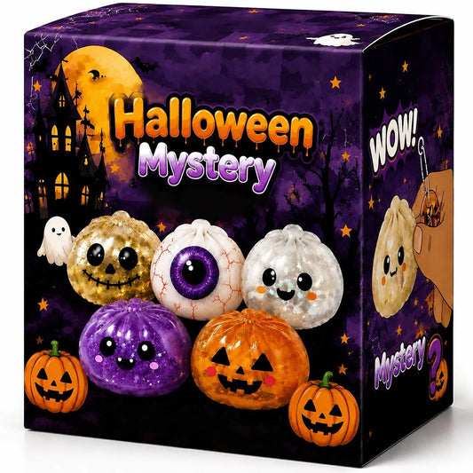 Halloween Character Squishy Toy – Soft, Non-Sticky Stress Relief Toy