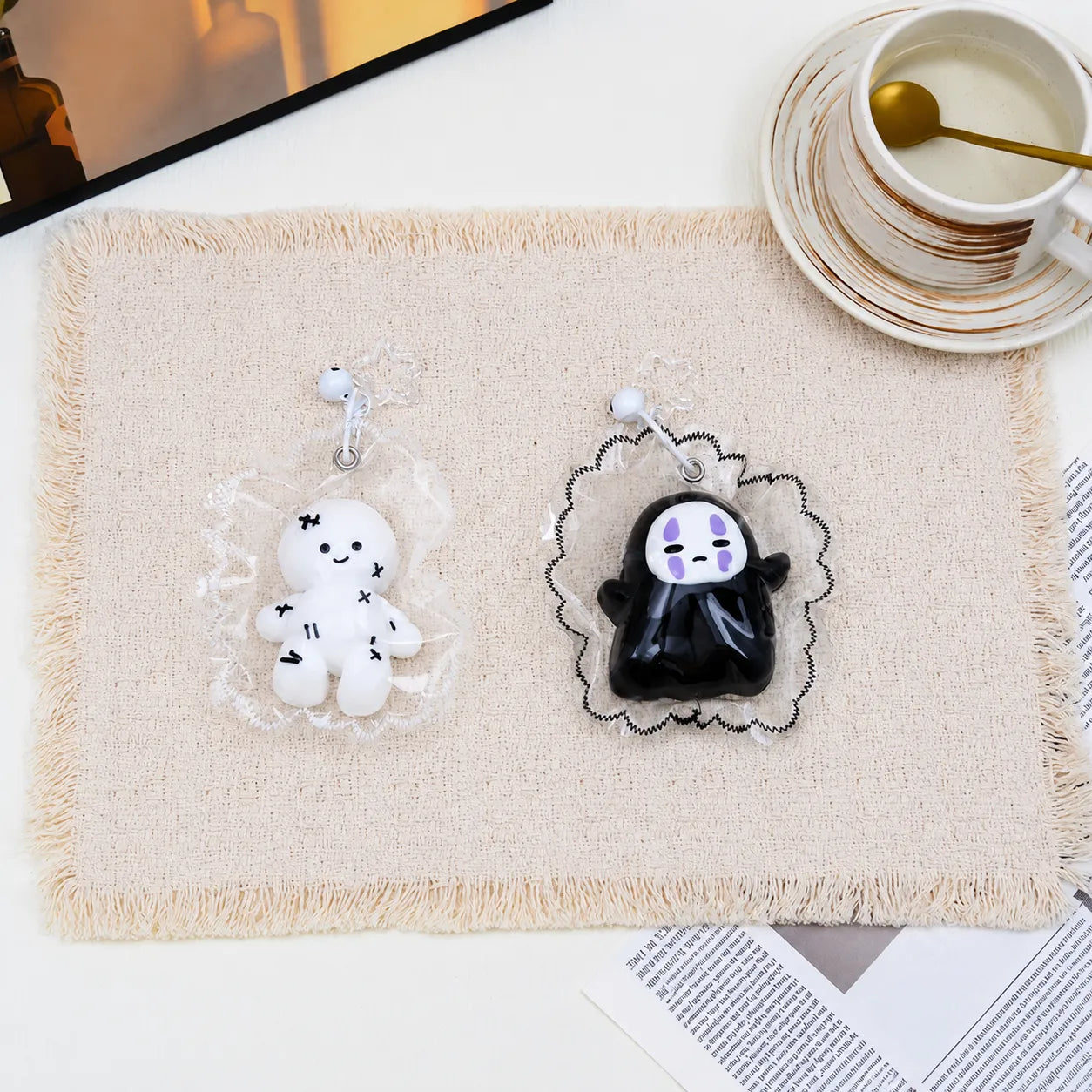 Halloween Slow-Rise Silicone Squishy Doll Keychain